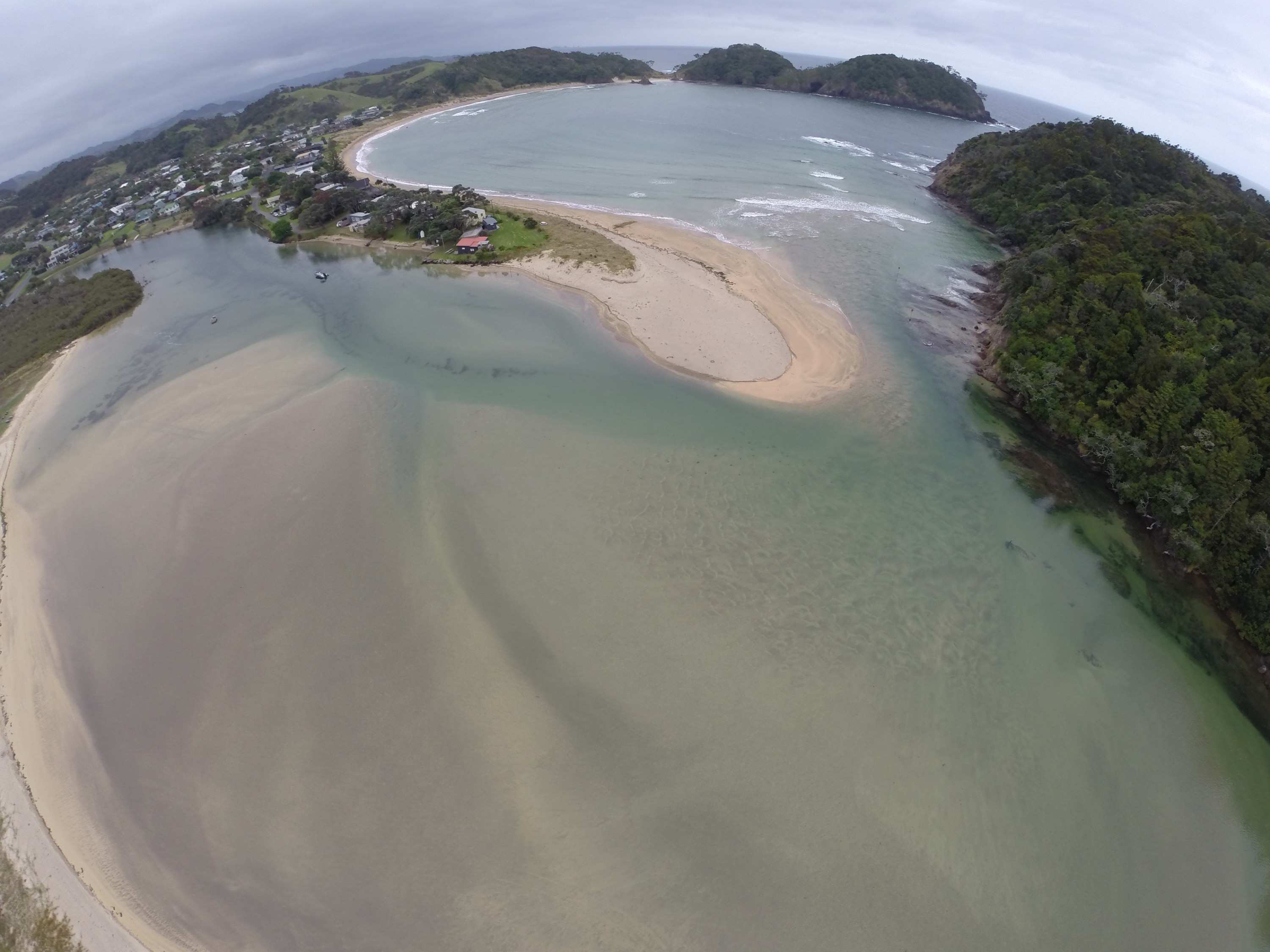 G0012791 – Aerial, quad, quadcopter, crispin, nz, new, zealand, new zealand, Matapouri, Estuary