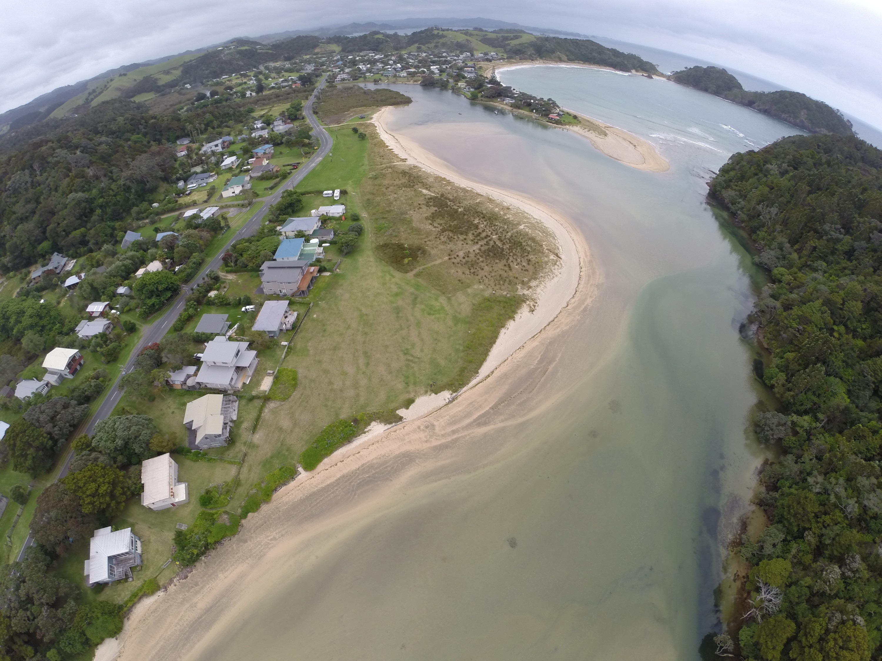 G0012905 – Aerial, quad, quadcopter, crispin, nz, new, zealand, new zealand, Matapouri, Estuary